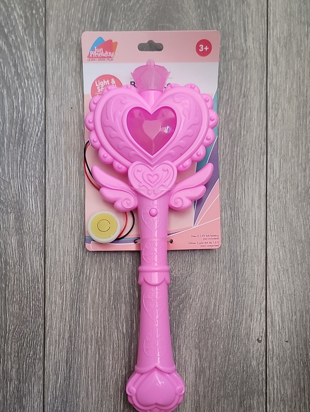 Pink Heart Magic Wand for Kids